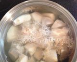 旬・簡単『たっぷりん子流里芋のそぼろ煮』作り方2写真