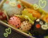 お弁当に！ハリネズミのキャラ弁♪作り方5写真
