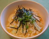 とろ～りあつあつ！釜玉うどん作り方7写真