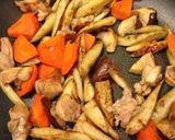 とり肉とごぼうの炒め煮作り方5写真