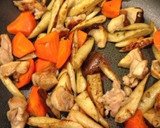 とり肉とごぼうの炒め煮作り方5写真