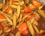 とり肉とごぼうの炒め煮作り方6写真