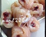 丸く☆梅肉とチーズの包み揚げ♪作り方2写真