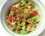 ツナと野菜と胡桃*カレーココットカマン作り方9写真