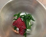 〈梅干し〉厚焼きたまご作り方1写真