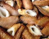 らっきょ酢で鶏手羽の照り煮作り方2写真