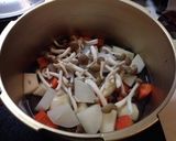 牛すじと根菜の煮物作り方3写真