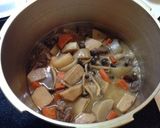 牛すじと根菜の煮物作り方4写真