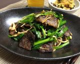 まぐろの血合いとニラのピリ辛豆板醤炒め作り方7写真