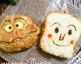 キャラ弁*しょくぱんまんおにぎり作り方3写真