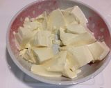 レンジで超簡単アツアツお豆腐の豆乳スープ作り方2写真