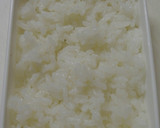 ご飯シートの下のふっくらご飯の盛り方作り方1写真
