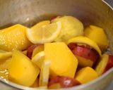さつま芋と柿のはちみつレモン煮【作りおき作り方4写真