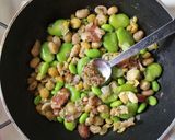 そら豆・枝豆・ミックスビーンズのソテー作り方6写真