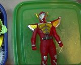 キャラ弁～仮面ライダーバロン～作り方1写真