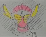 キャラ弁～仮面ライダーバロン～作り方2写真