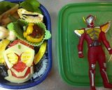キャラ弁～仮面ライダーバロン～作り方10写真