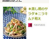 ✽蒸し鶏のサラダ✽ニラキムチ和え作り方9写真
