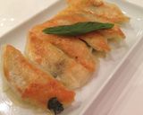カマンベールチーズとバジルの餃子作り方8写真