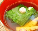 お吸い物の作り方～天然だしパックを使って作り方4写真