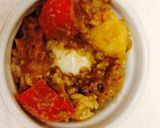 楽チン！カレーリゾット風ココットカマン♪作り方2写真