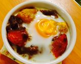 楽チン！カレーリゾット風ココットカマン♪作り方4写真