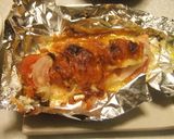 鮭とトマトのイタリアン風？ホイル焼き作り方6写真