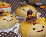 ハロウィンに＊かぼちゃメロンパンの魔女＊作り方18写真