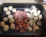 圧力鍋で柚子香る♡鷄肉と大根と里芋の煮物作り方1写真