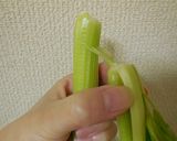 おじゃことセロリのペッパーレモン　どすぇ作り方1写真