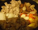 ruhruフライパンでモツ煮込み作り方1写真
