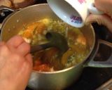 かぼちゃと、ミンチのトロトロスープ作り方10写真
