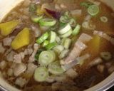 たっぷり根菜とさつま芋の豚汁作り方7写真