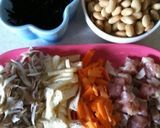 子供も喜ぶ♡ひじきと大豆の具だくさん煮物作り方1写真