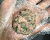 豚肉とシソの団子作り方3写真