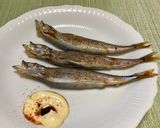 焼きししゃも♪七味醤油マヨでいただきます作り方5写真
