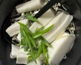 はんぺんと卵のすまし汁作り方4写真