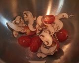 ボウルだけで調理)冷製ジェノベーゼパスタ作り方1写真