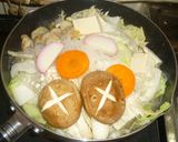 パパのフライパンで寄せ鍋作り方3写真
