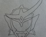 キャラ弁＊仮面ライダーガイム弁当♪型紙有作り方1写真