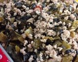 簡単。高菜そぼろ丼作り方7写真