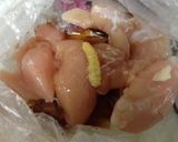 簡単☆ささみ肉の大葉焼き作り方1写真