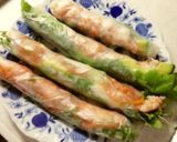 カフェメニュー♪野菜たっぷり生春巻き作り方4写真