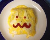 ハロウィン(^ ^)オムライス作り方8写真