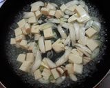 お豆腐あんかけを乗せた炒飯♡作り方3写真