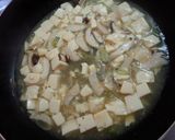 お豆腐あんかけを乗せた炒飯♡作り方4写真