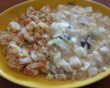 お豆腐あんかけを乗せた炒飯♡作り方6写真