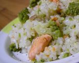 ロマネスコと甘塩鮭の★炊き込みごはん作り方5写真