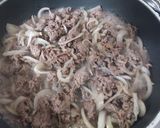 フライパンで簡単ささっと♪牛丼♪作り方3写真