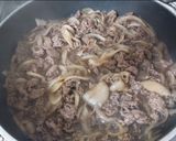フライパンで簡単ささっと♪牛丼♪作り方4写真